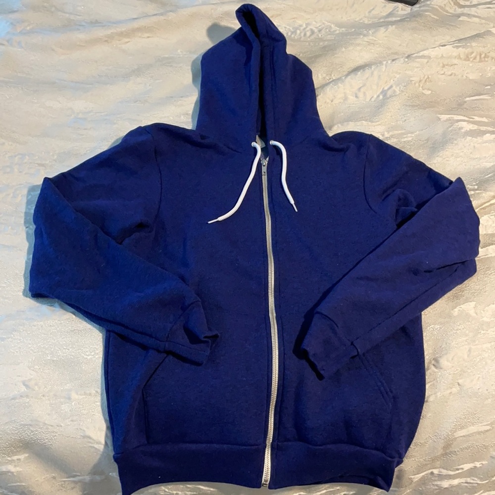 American Apparel blue hoodie. Size small